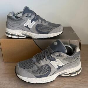 New Balance 2002 R Grey/White Kids Sneakers - SZ 5 Y- 6.5 Y